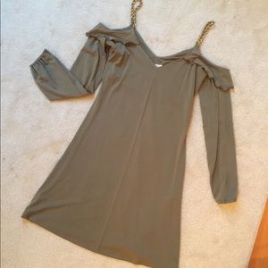 Michael Korhs hunter green dress